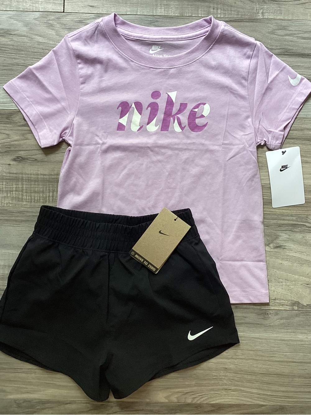 Nike girls Tee & Shorts outfit size 6X(NWT) ~PRICE FIRM, NO OFFERS~